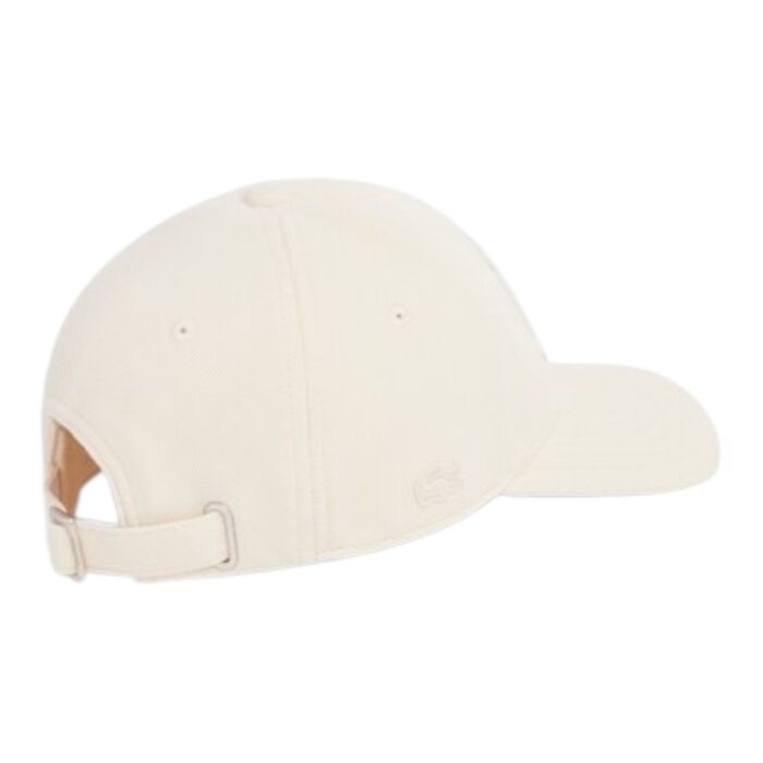 Lacoste Casquette badge en Piqué - Beige