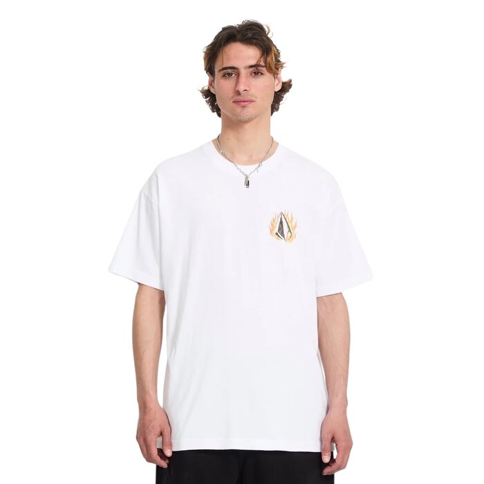 Volcom Double fantasy LSE S/S T-Shirt  - White