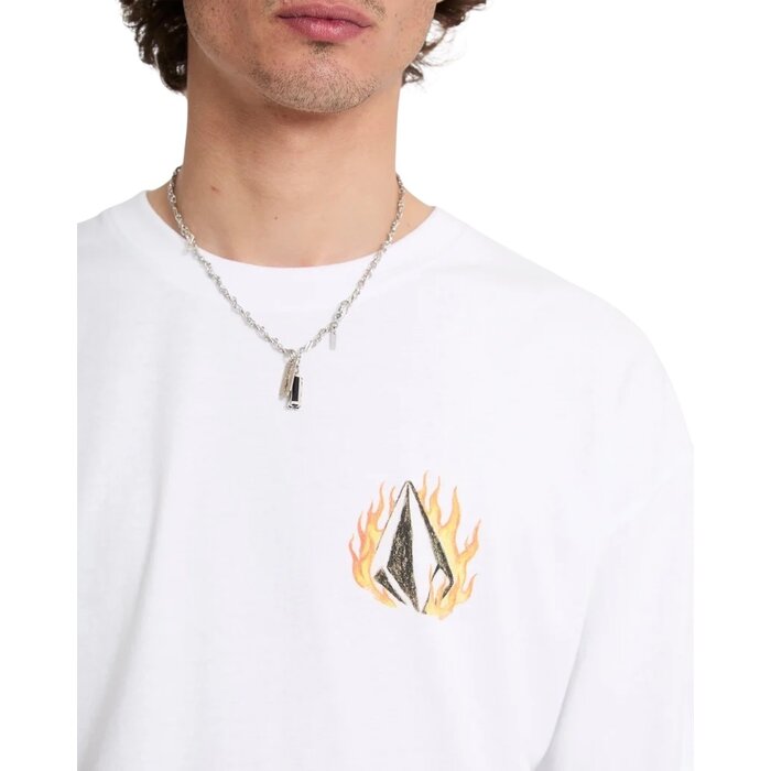 Volcom Double fantasy LSE S/S T-Shirt  - White