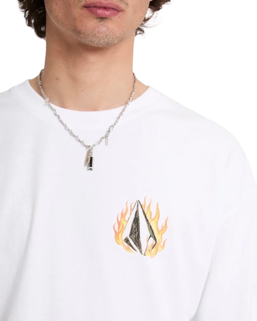 Volcom Double fantasy LSE S/S T-Shirt  - White