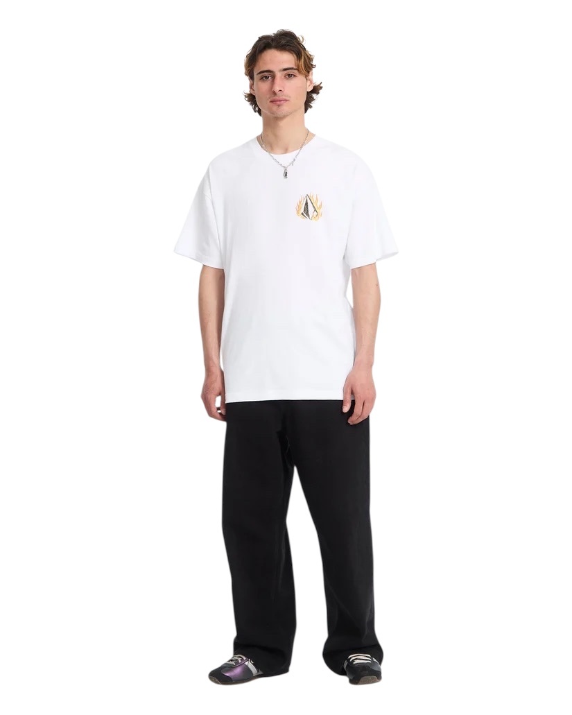 Volcom Double fantasy LSE S/S T-Shirt  - White