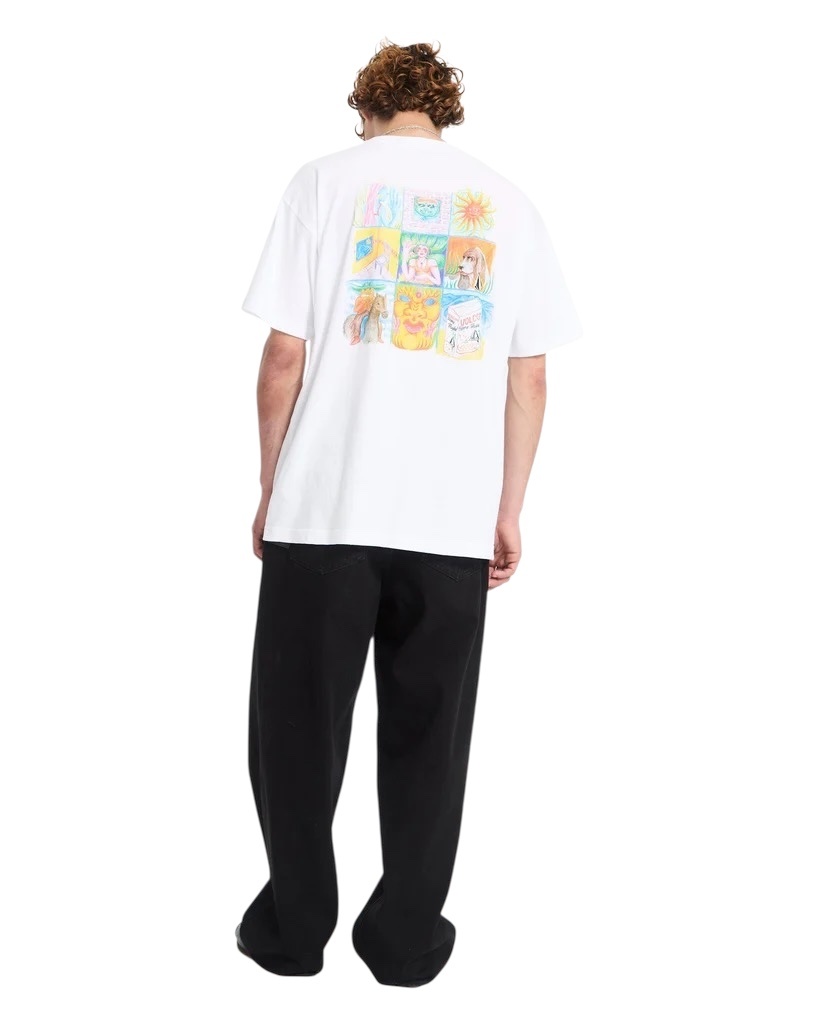 Volcom Double fantasy LSE S/S T-Shirt  - White
