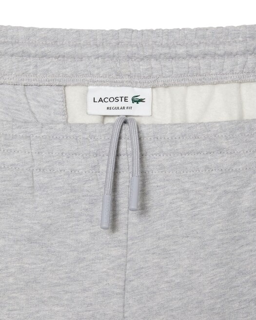 Lacoste Short Regular Fit Molleton - Gris Chiné