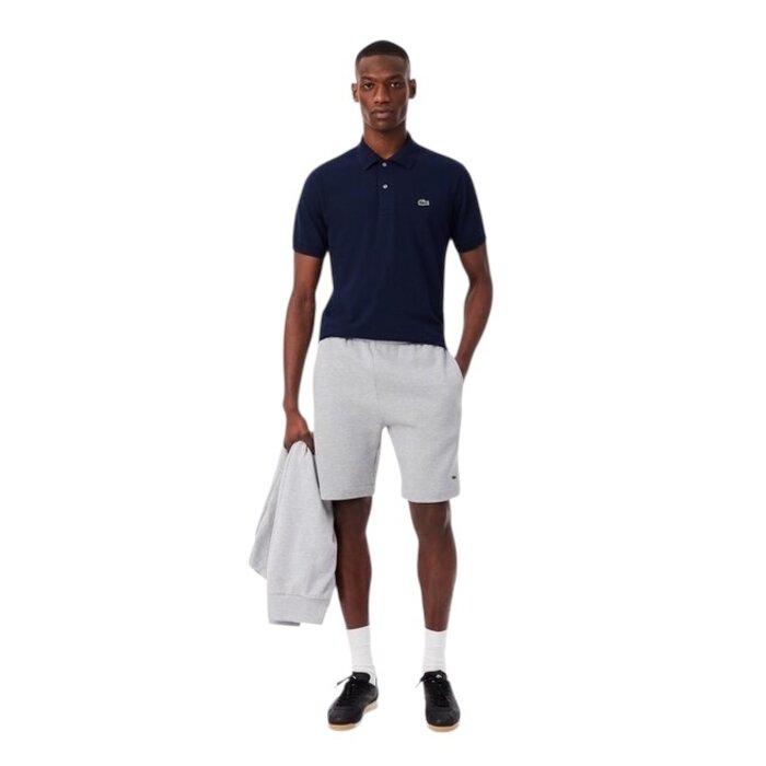 Lacoste Short Regular Fit Molleton - Gris Chiné