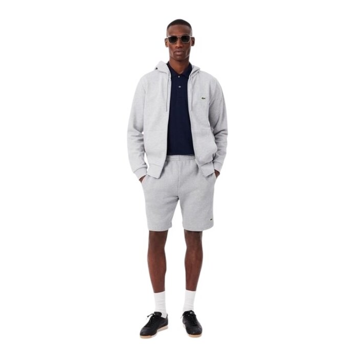 Lacoste Short Regular Fit Molleton - Gris Chiné