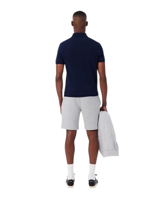 Lacoste Short Regular Fit Molleton - Gris Chiné