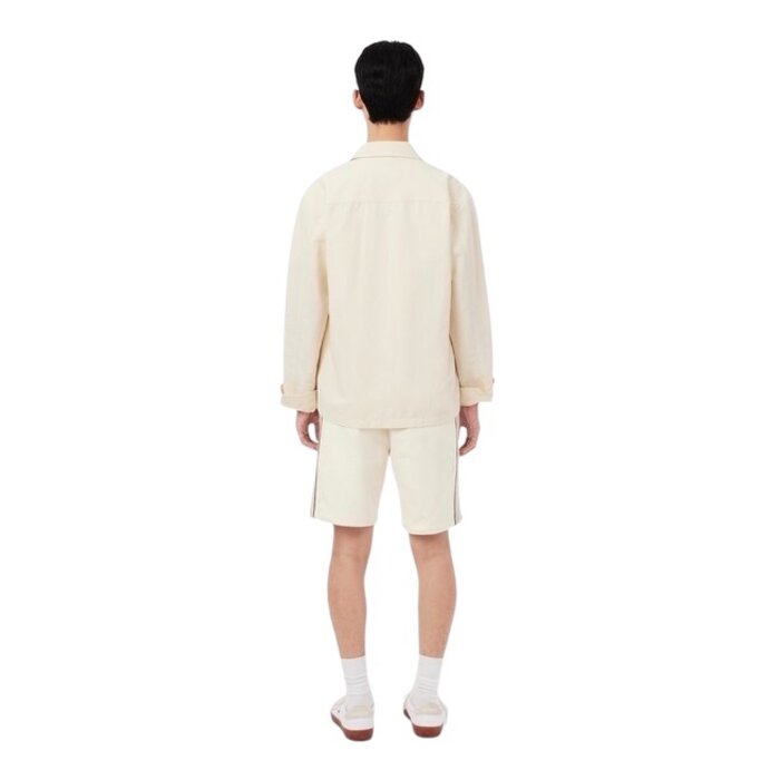 Lacoste Short regular fit color-block molleton  - Blanc/Beige