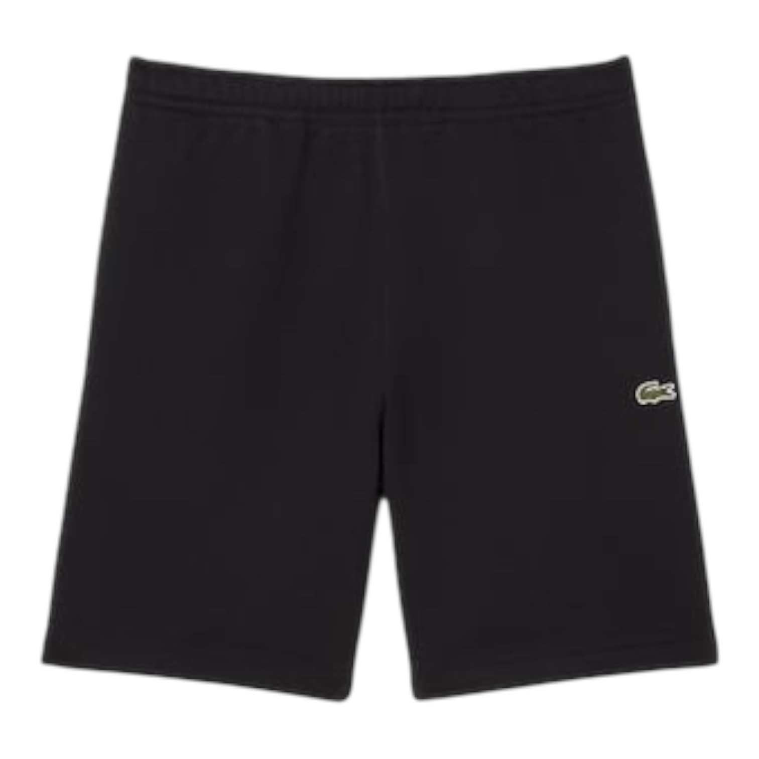 Lacoste Short regular fit molleton bandes siglées - Noir