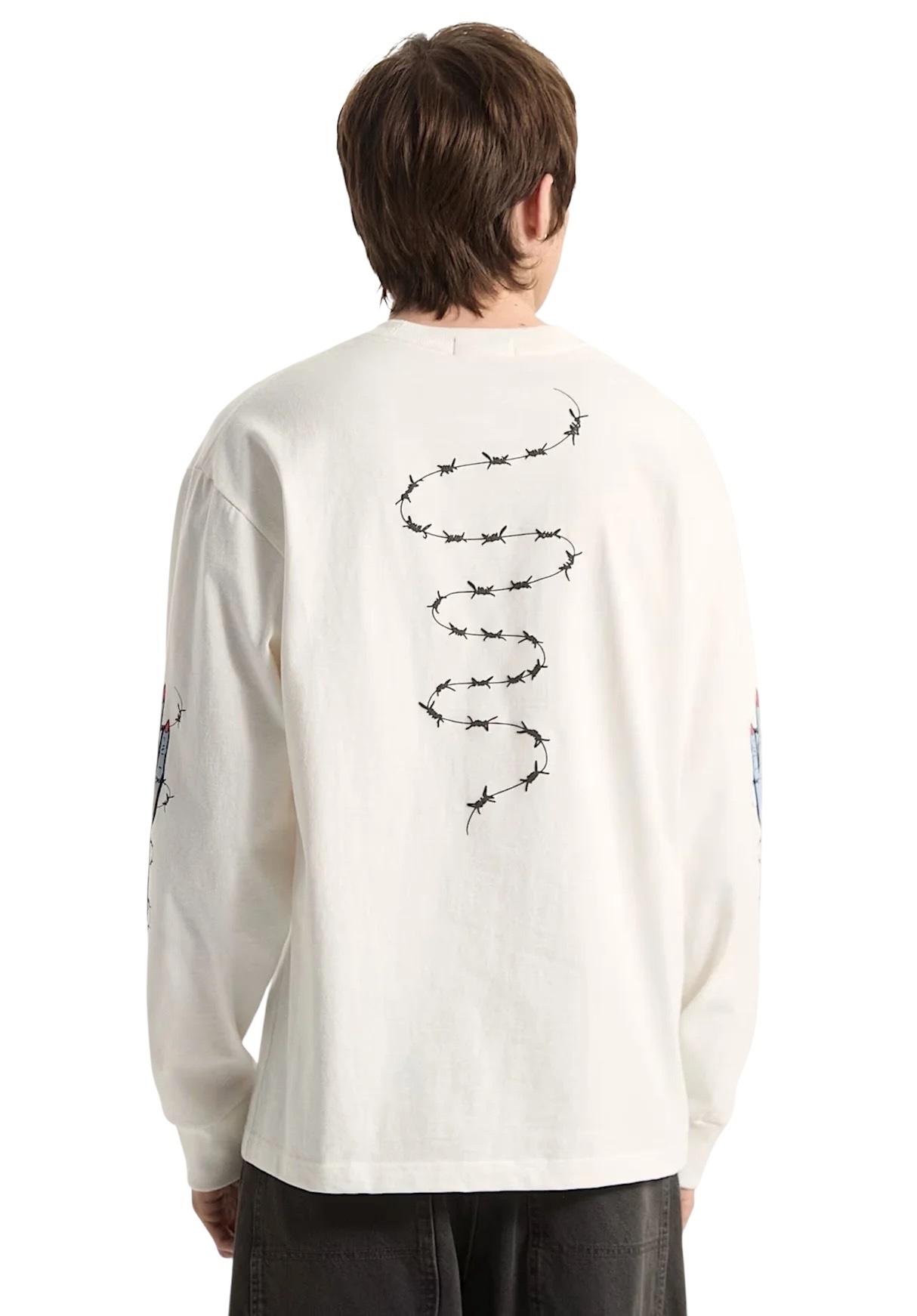 Vans Dayana Zombie Hand L/S T-Shirt - Egret