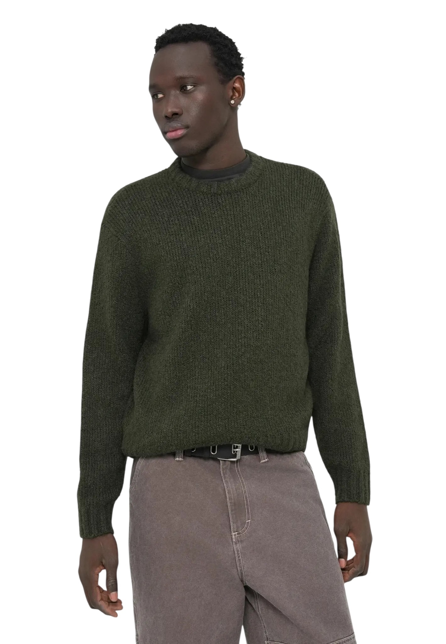 Vans Solid Crew Sweater - Obsidian Fern