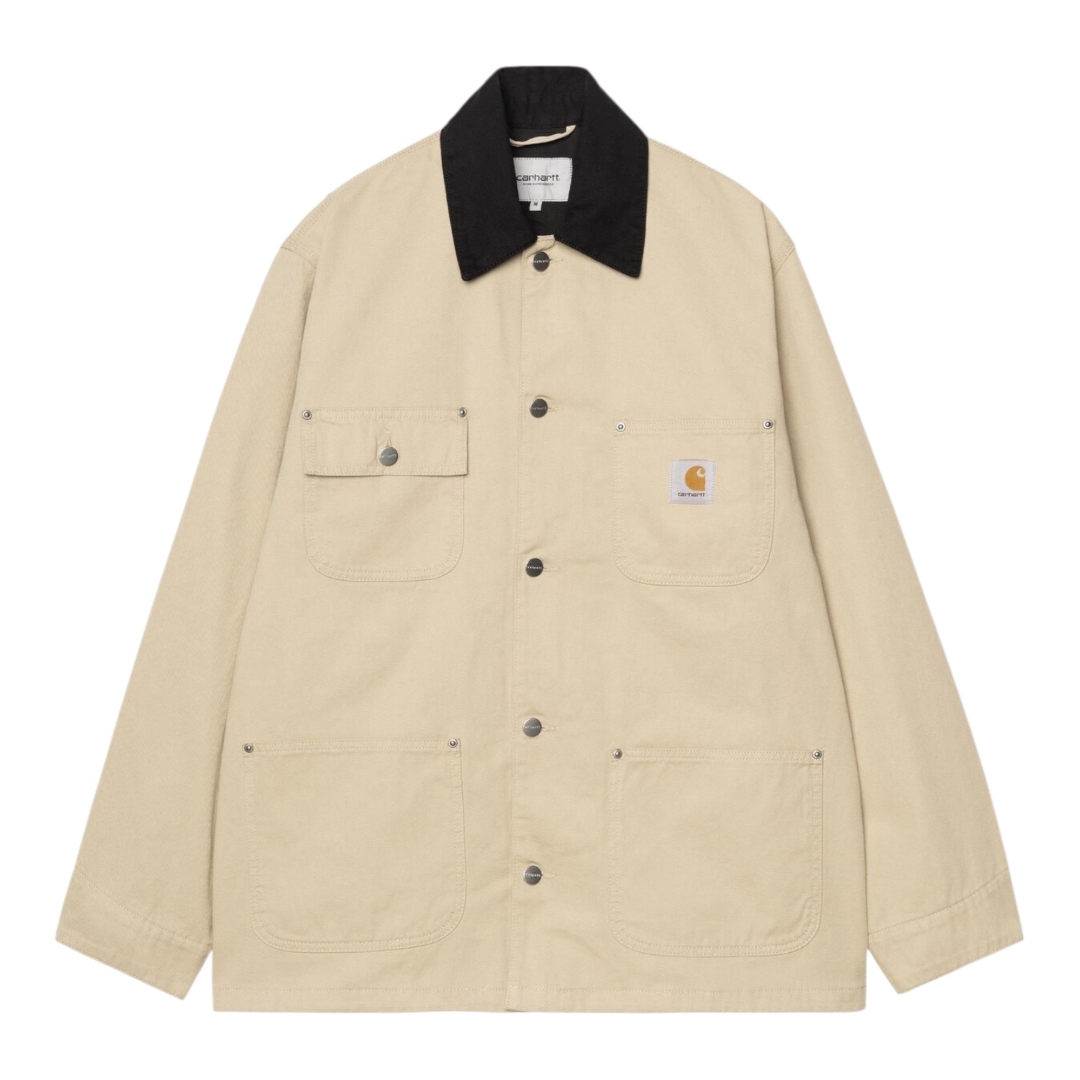 Carhartt WIP OG Chore Coat - Barchan/Black (Rinsed)