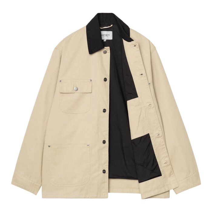 Carhartt WIP OG Chore Coat - Barchan/Black (Rinsed)