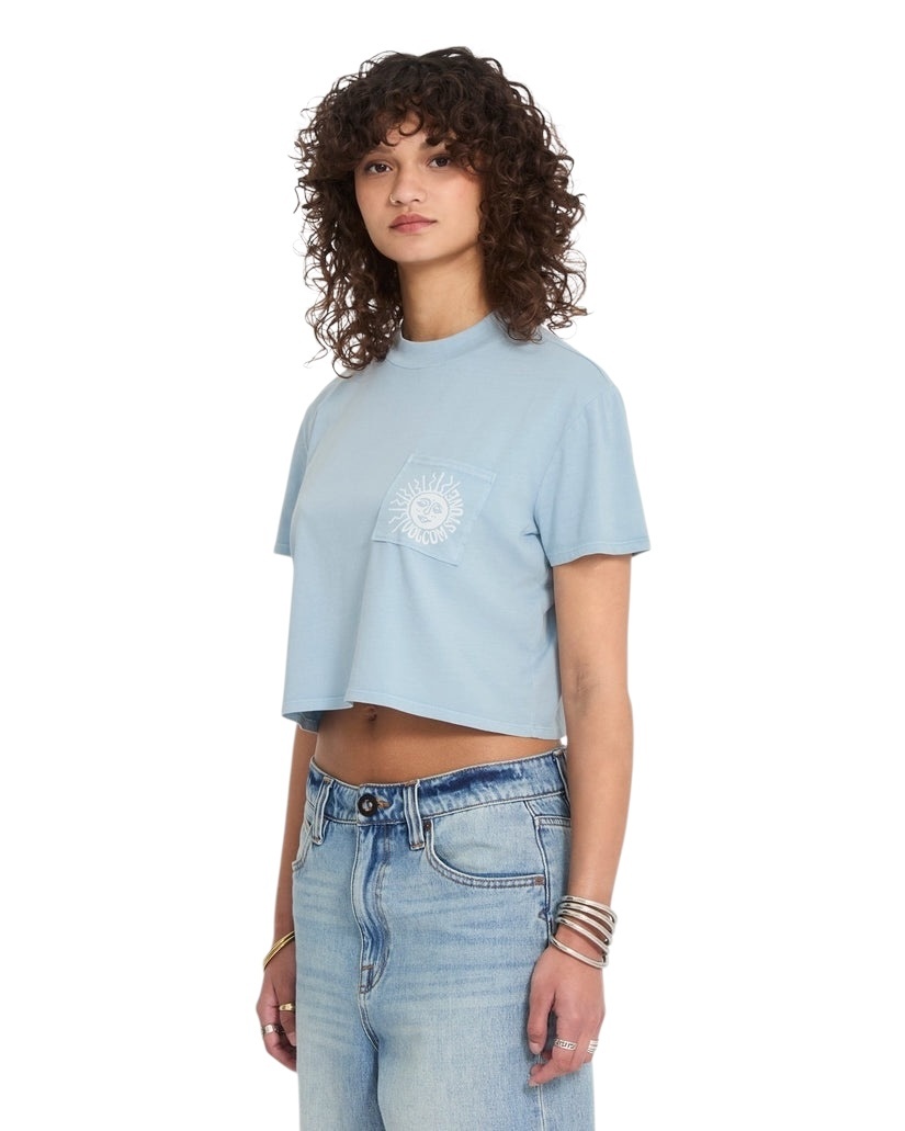 Volcom Pocket Dial Tee - Cali Blue