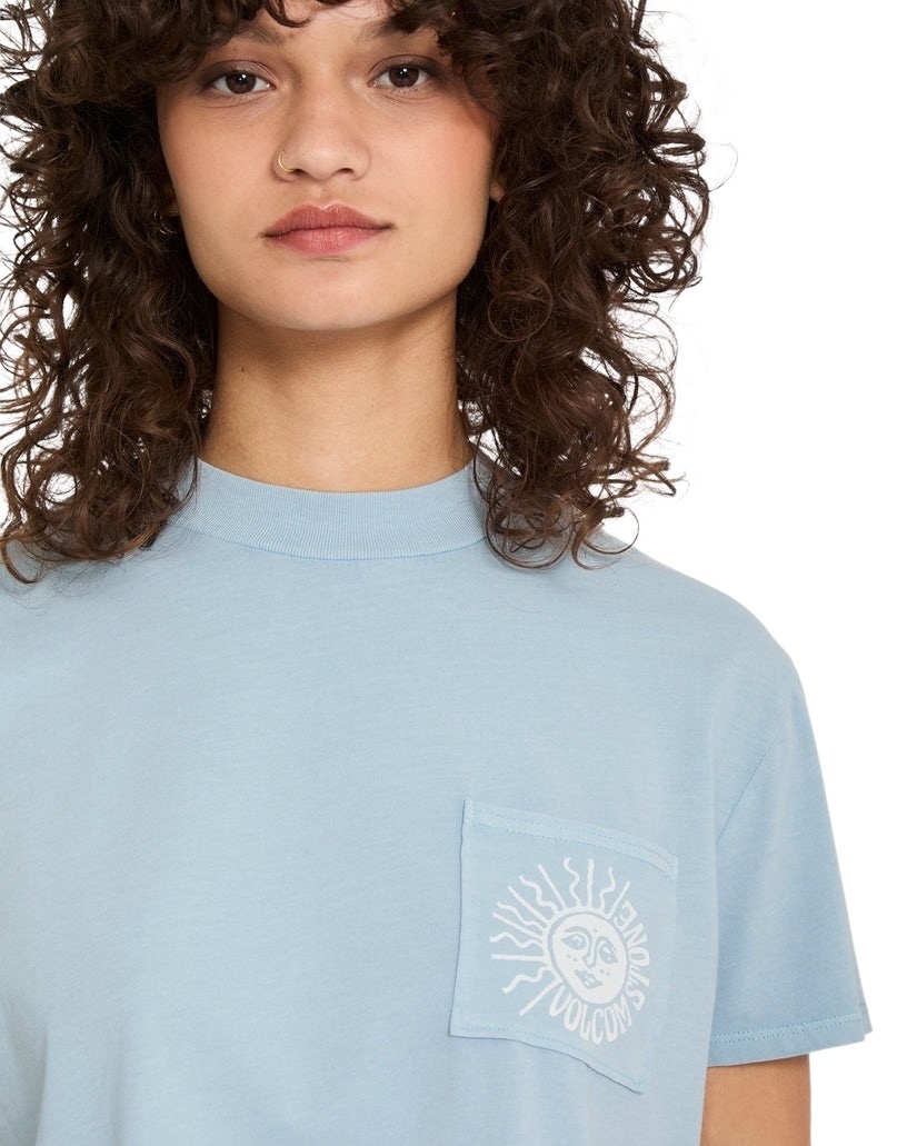 Volcom Pocket Dial Tee - Cali Blue