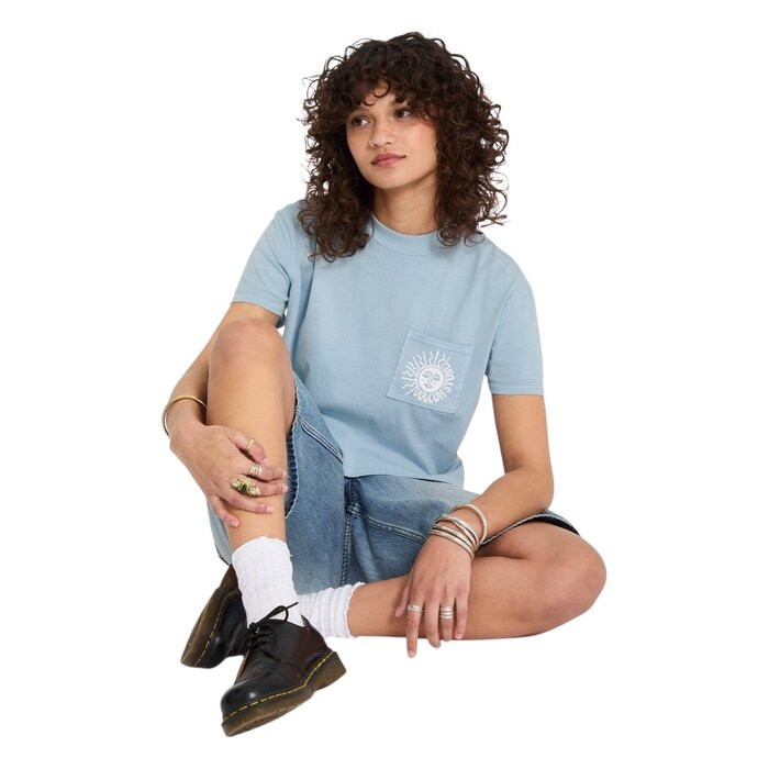 Volcom Pocket Dial Tee - Cali Blue