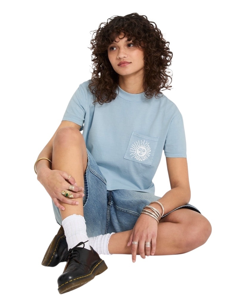 Volcom Pocket Dial Tee - Cali Blue