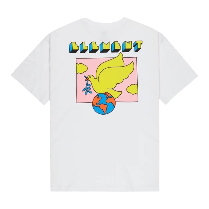 Element World Peace S/S T-Shirt - White