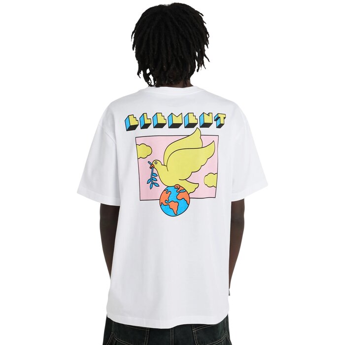 Element World Peace S/S T-Shirt - White