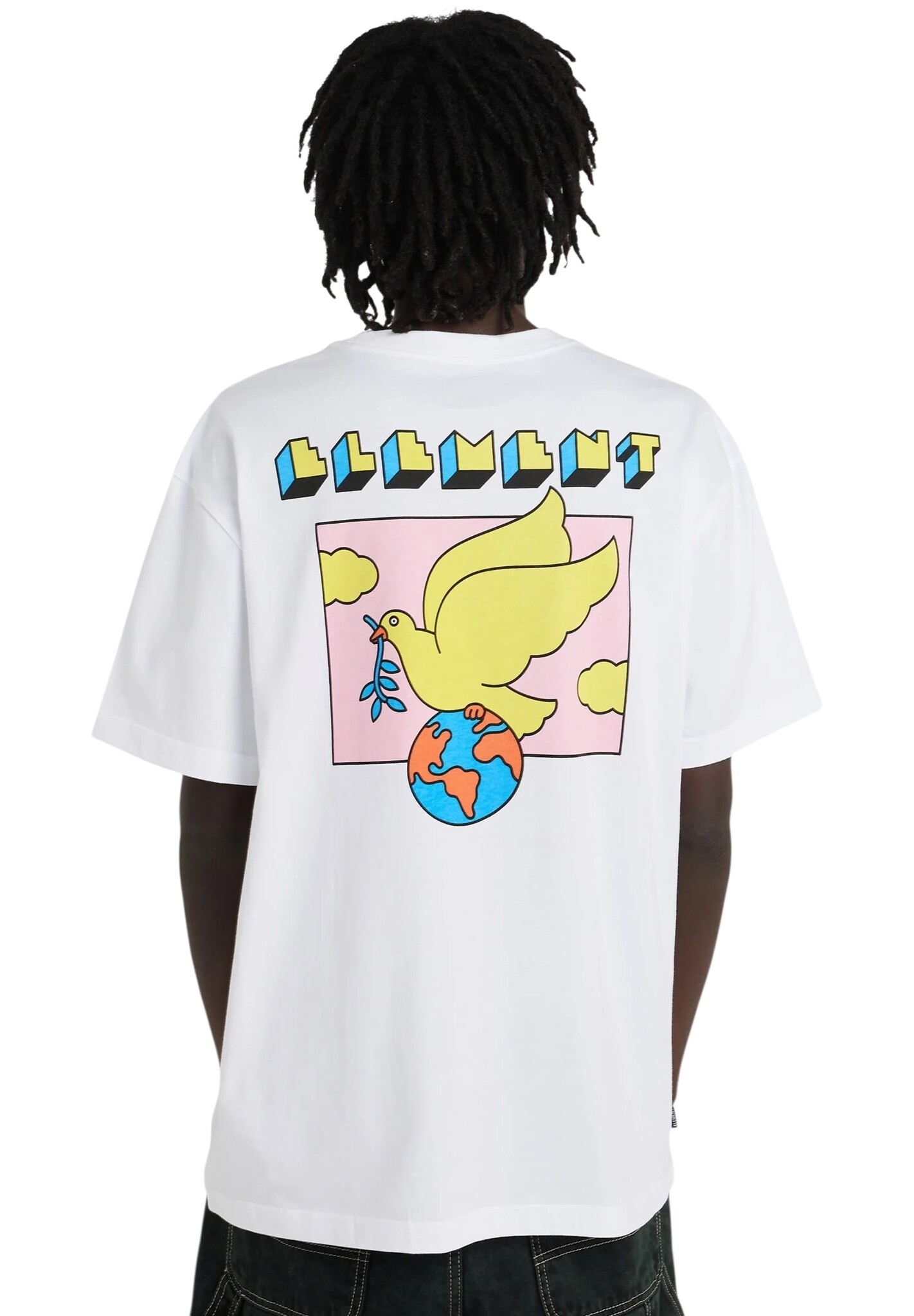 Element World Peace S/S T-Shirt - White