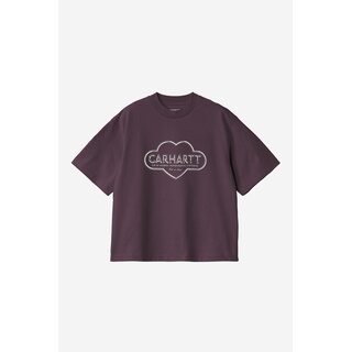 Carhartt WIP W' S/S Cloud Heart T-Shirt - Cozy Purple