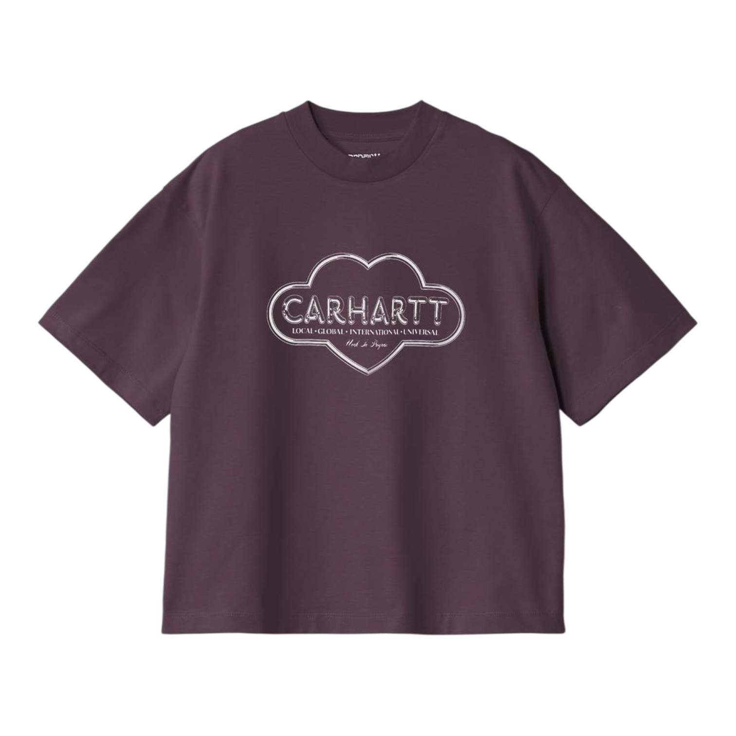 Carhartt WIP W' S/S  Cloud Heart T-Shirt - Cozy Purple