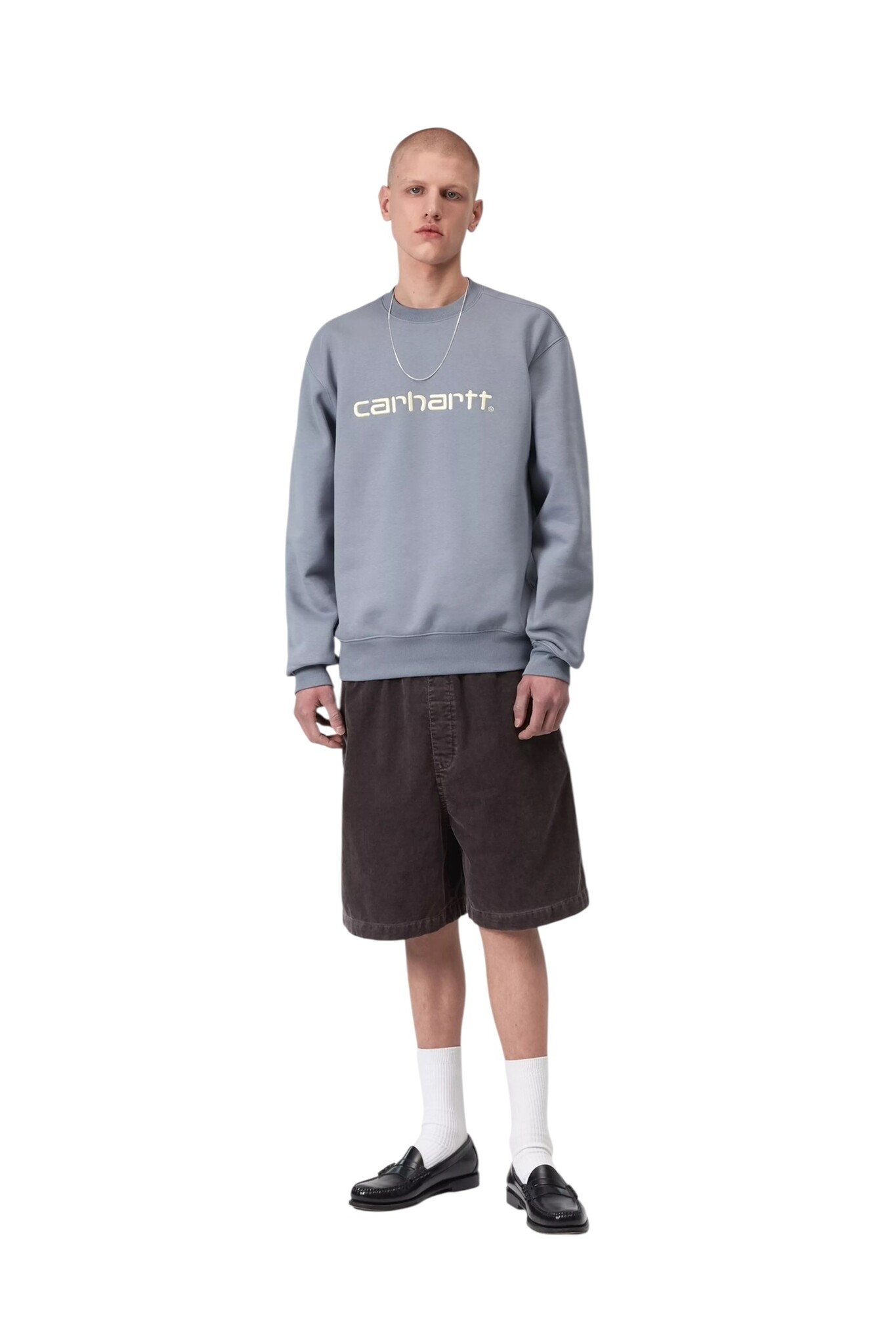 Carhartt WIP Reynold Short - Shale (Dusky Washed)