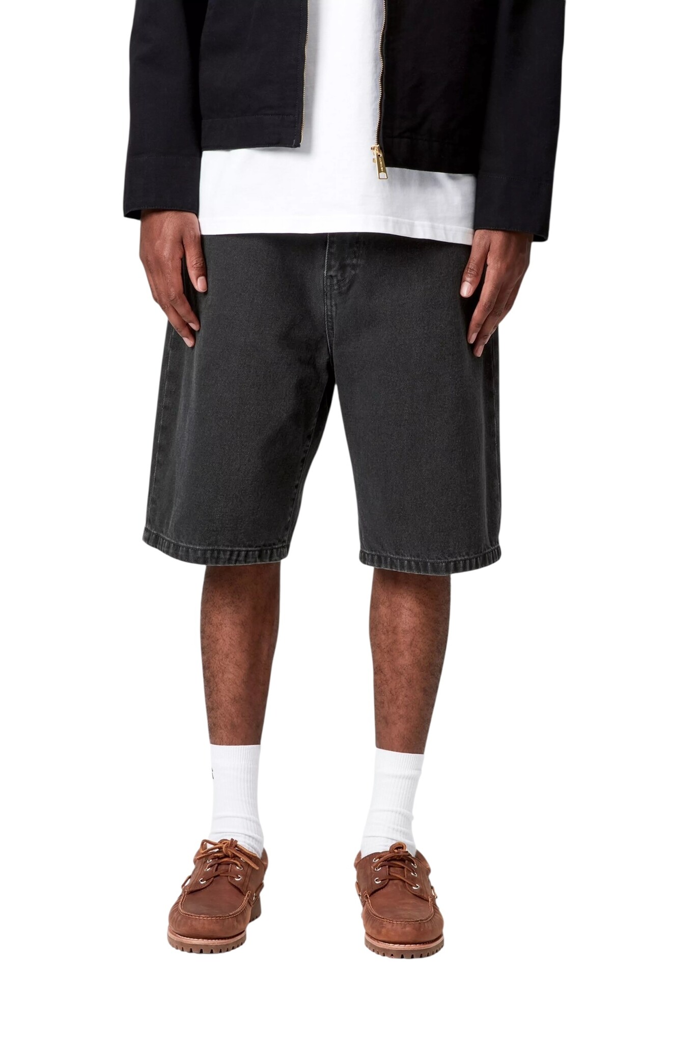 Carhartt WIP Landon Short - Black (Stone Washed)