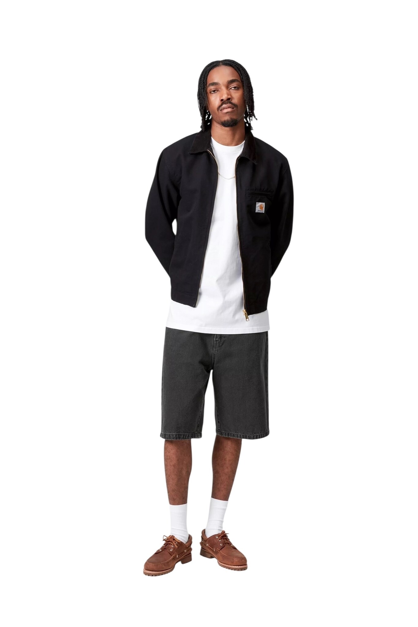 Carhartt WIP Landon Short - Black (Stone Washed)