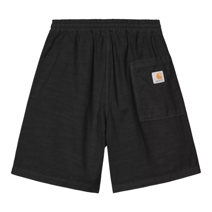 Carhartt WIP Rainer Short - Black (Garment Dyed)
