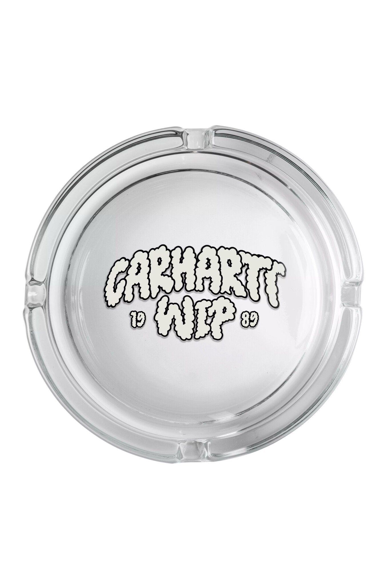 Carhartt WIP Cloud Script Ashtray - Glass Clear
