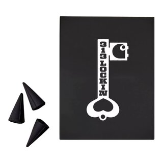 Carhartt WIP Locked Cone Incense - Wood Powder White /  Black
