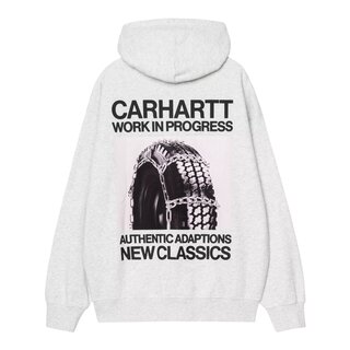 Carhartt WIP Hooded Sean Hamilton Sweat - Ash Heather