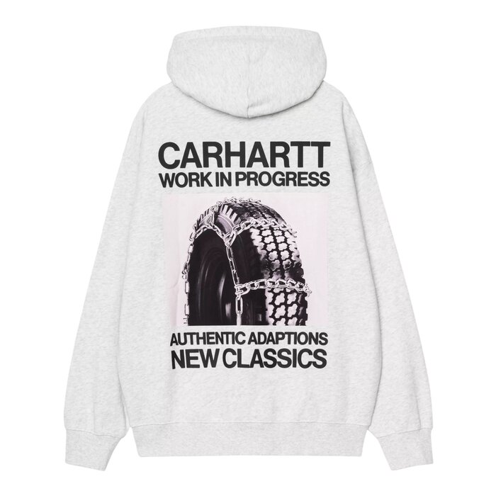 Carhartt WIP Hooded Sean Hamilton Sweat - Ash Heather