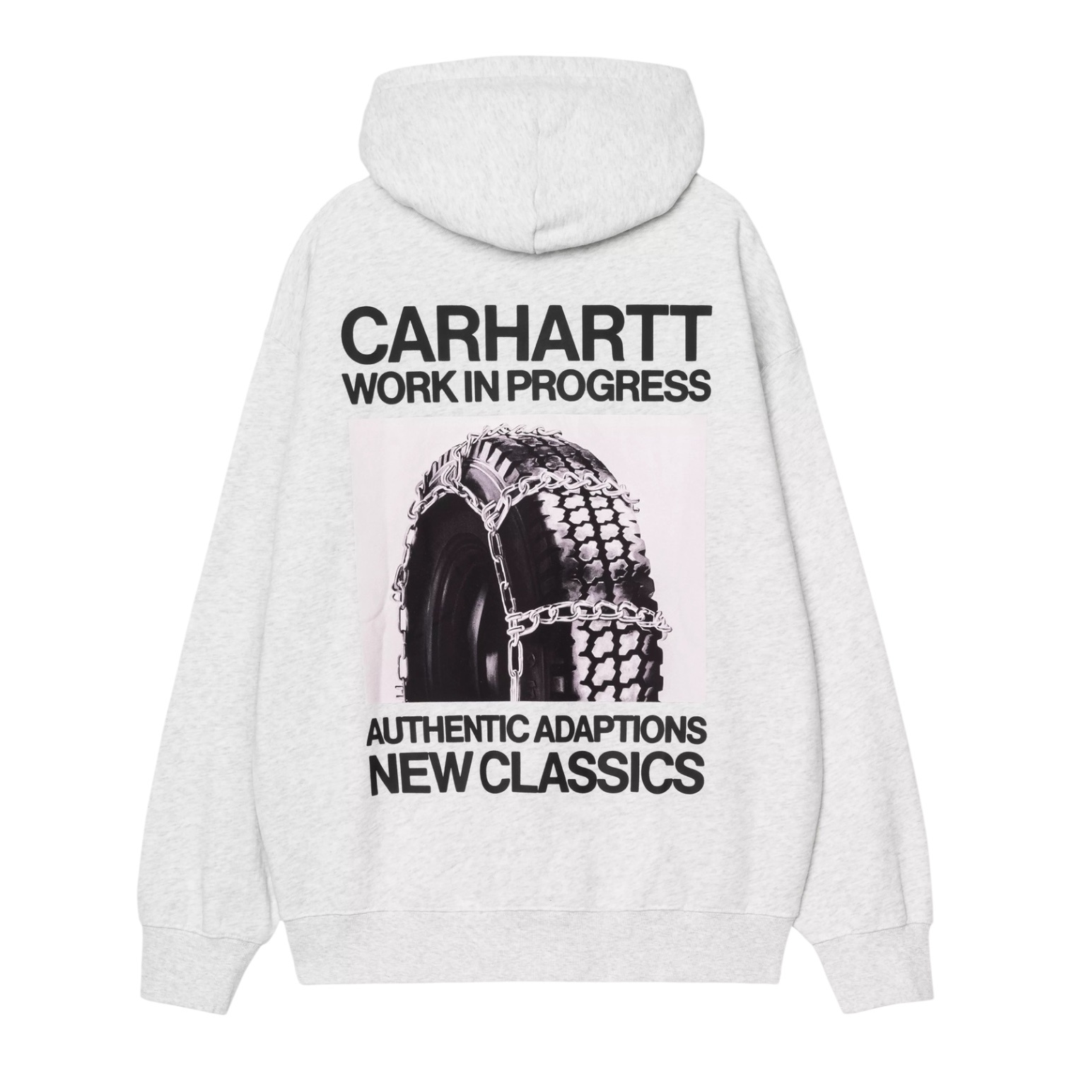 Carhartt WIP Hooded Sean Hamilton Sweat - Ash Heather