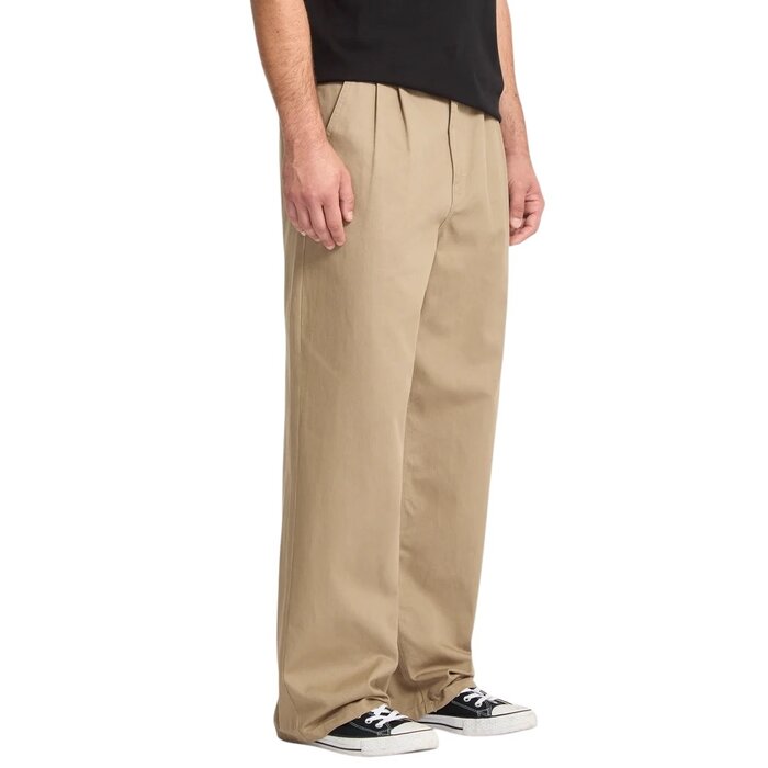 Volcom Baggos Pleat Pant - Khaki