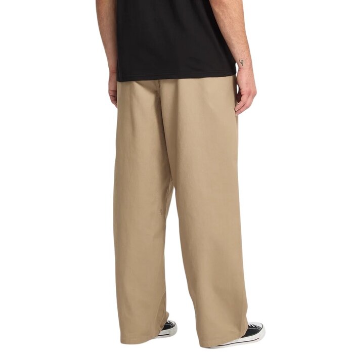 Volcom Baggos Pleat Pant - Khaki