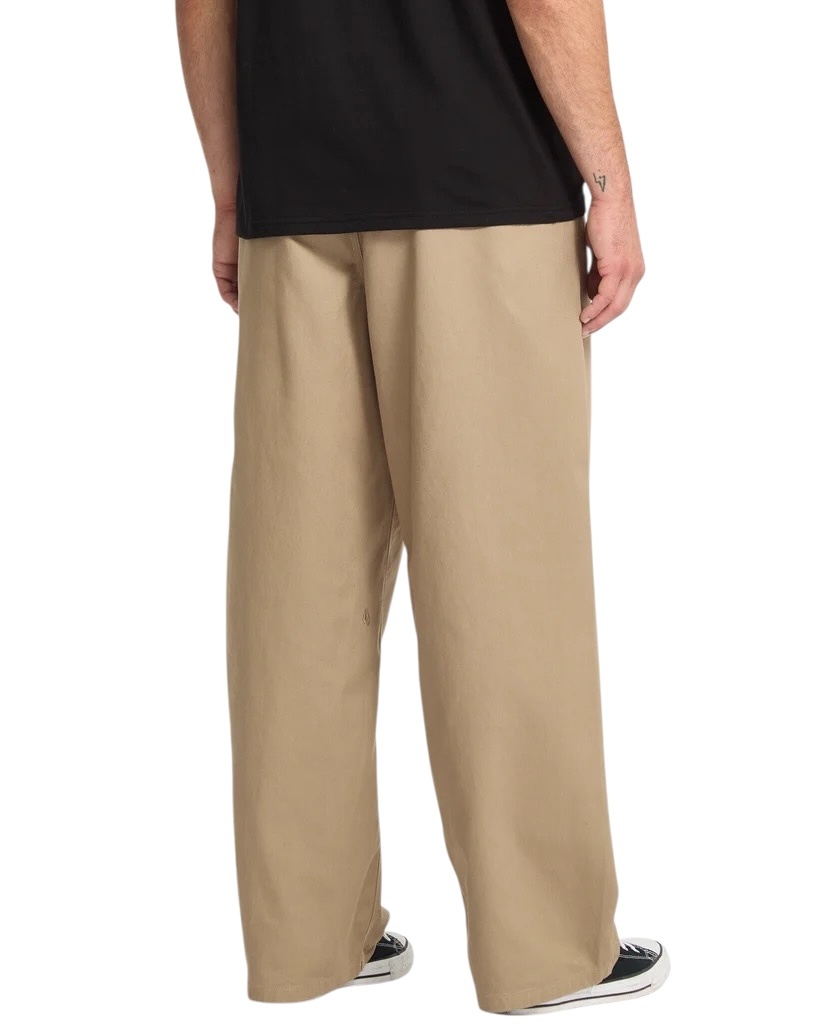 Volcom Baggos Pleat Pant - Khaki