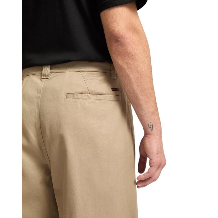 Volcom Baggos Pleat Pant - Khaki