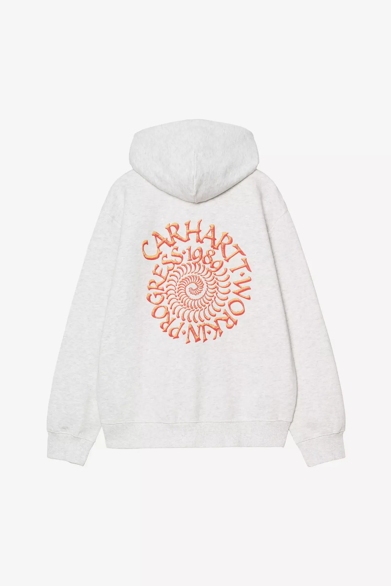 Carhartt WIP Hooded Spiral Sweat - Ash Heather