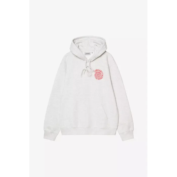 Carhartt WIP Hooded Spiral Sweat - Ash Heather