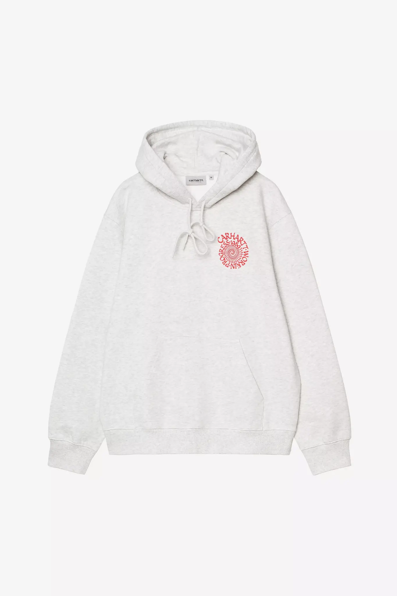 Carhartt WIP Hooded Spiral Sweat - Ash Heather