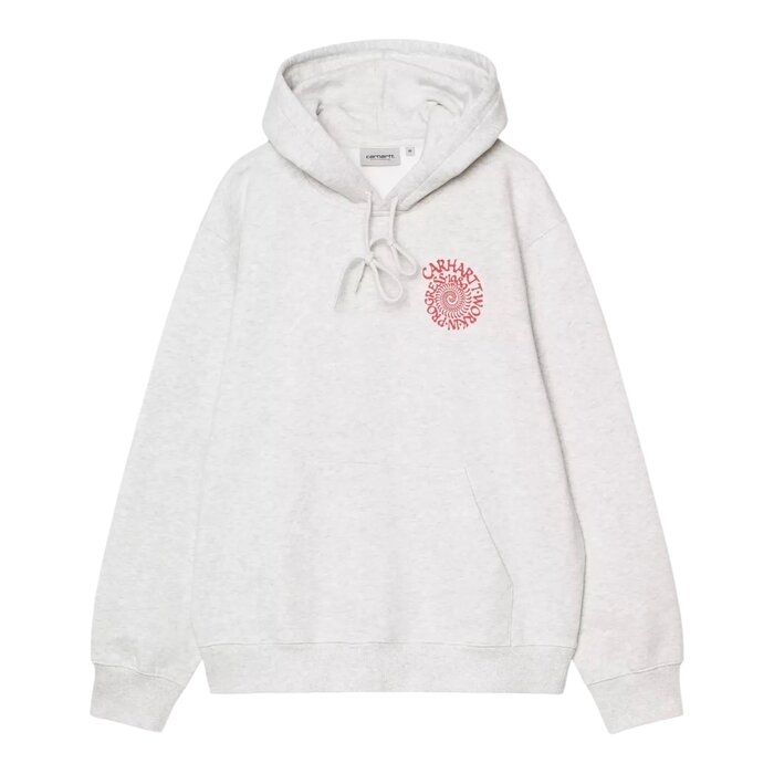 Carhartt WIP Hooded Spiral Sweat - Ash Heather