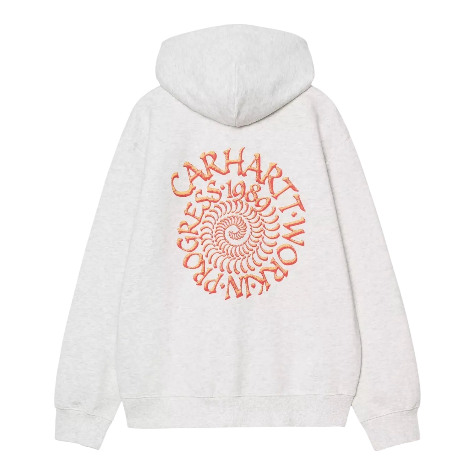 Carhartt WIP Hooded Spiral Sweat - Ash Heather