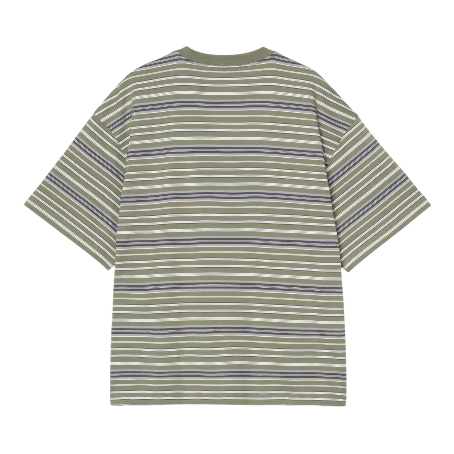 Carhartt WIP S/S Zane T-Shirt - Zane Stripe/Dollar Green