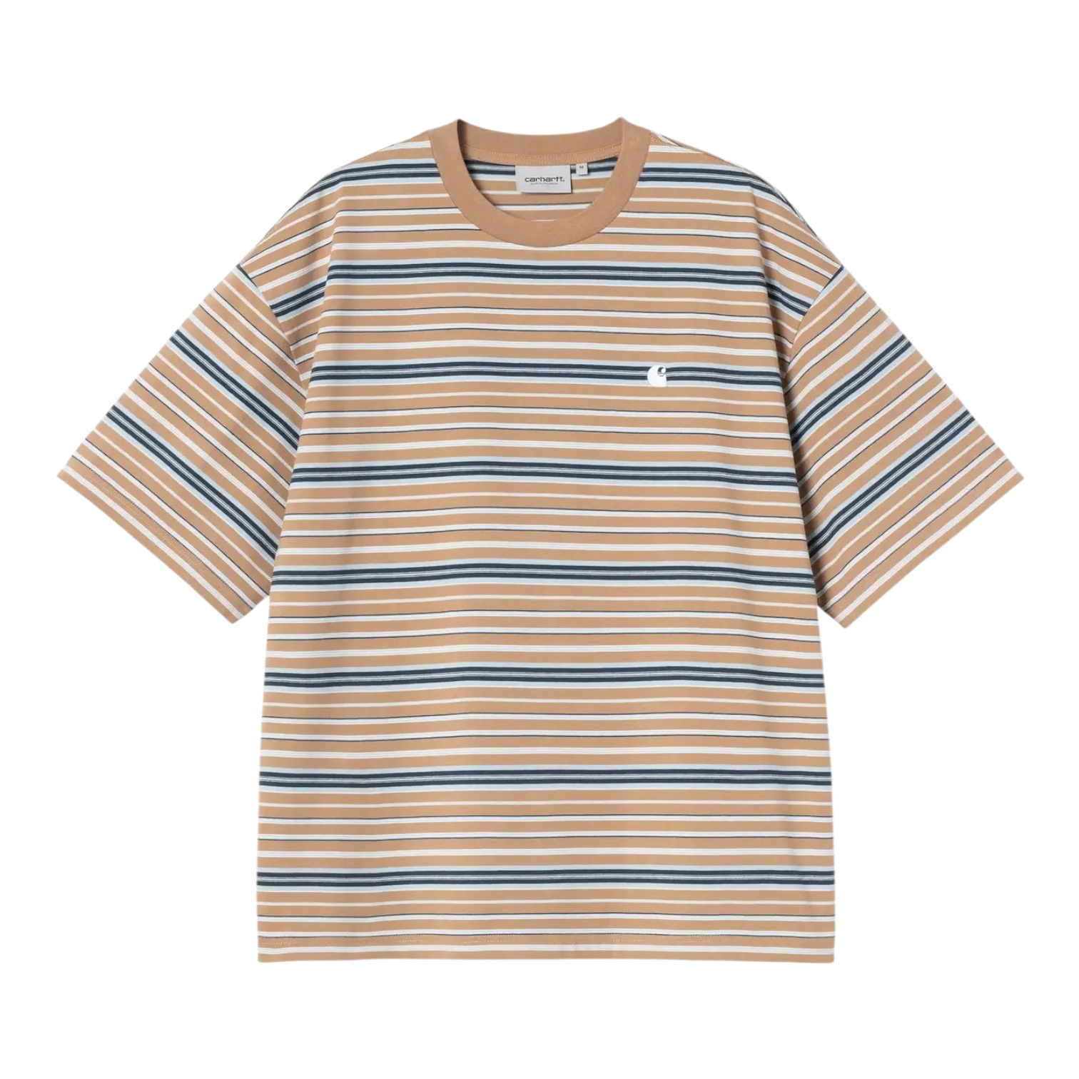 Carhartt WIP S/S Zane T-Shirt - Zane Stripe/Peanut