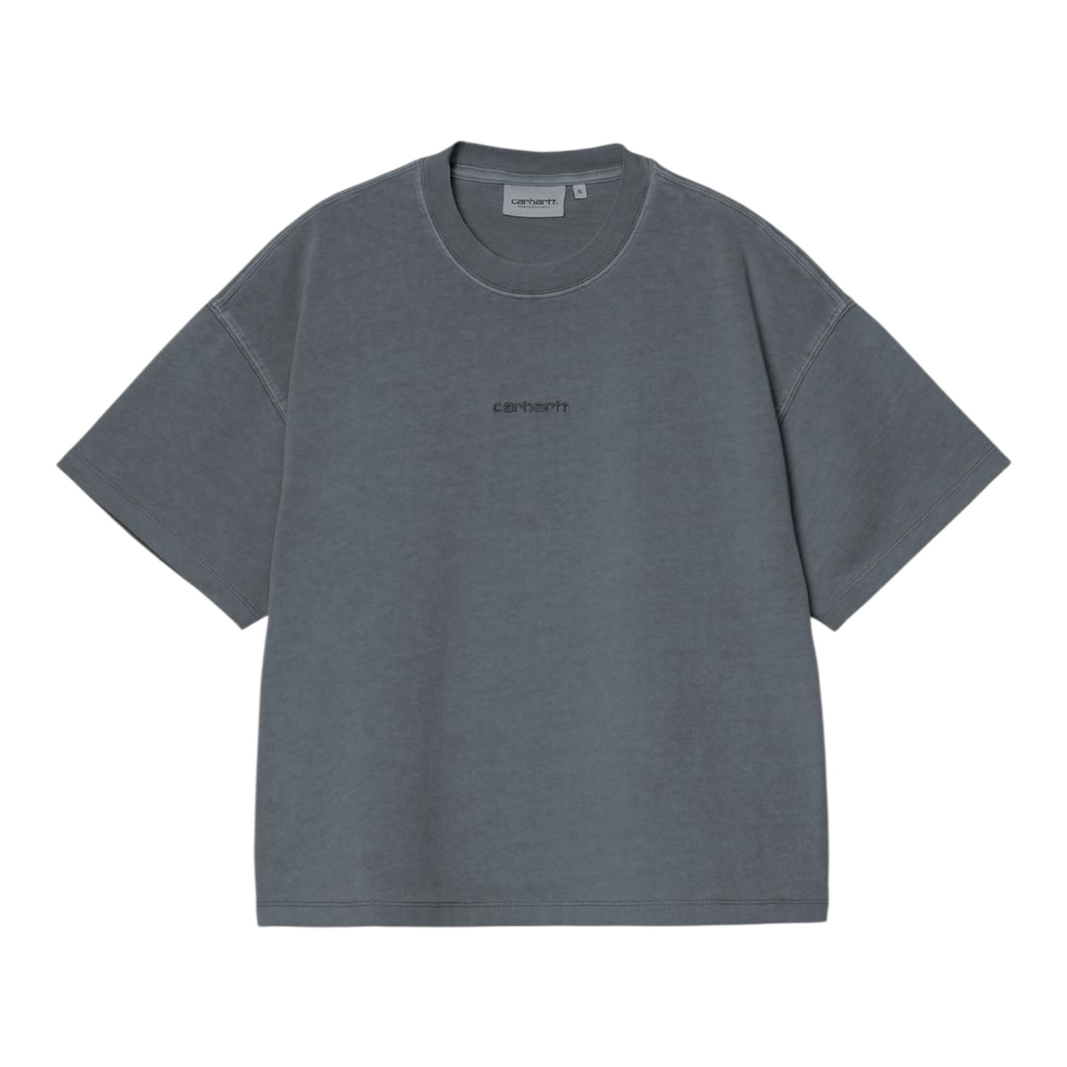 Carhartt WIP W' S/S Benton T-shirt - Carbon Garment Dyed
