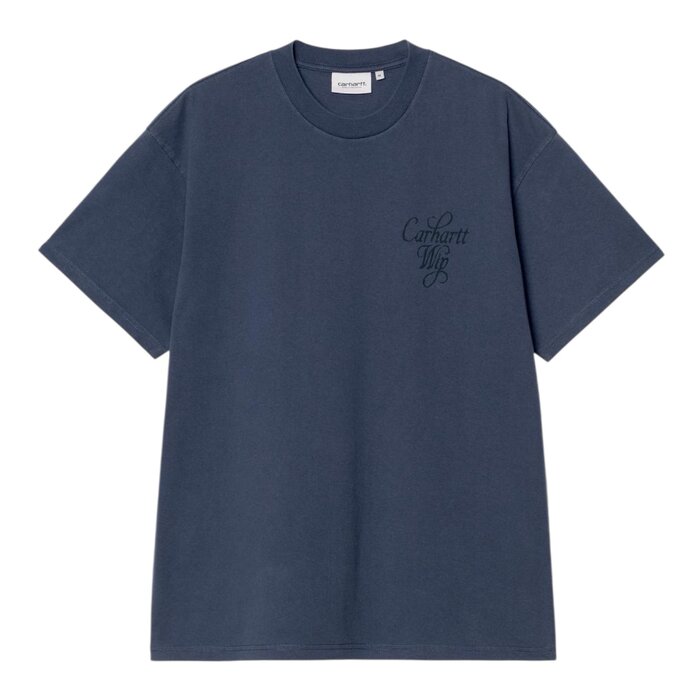 Carhartt WIP S/S Vestige T-Shirt - Blue Stone Washed