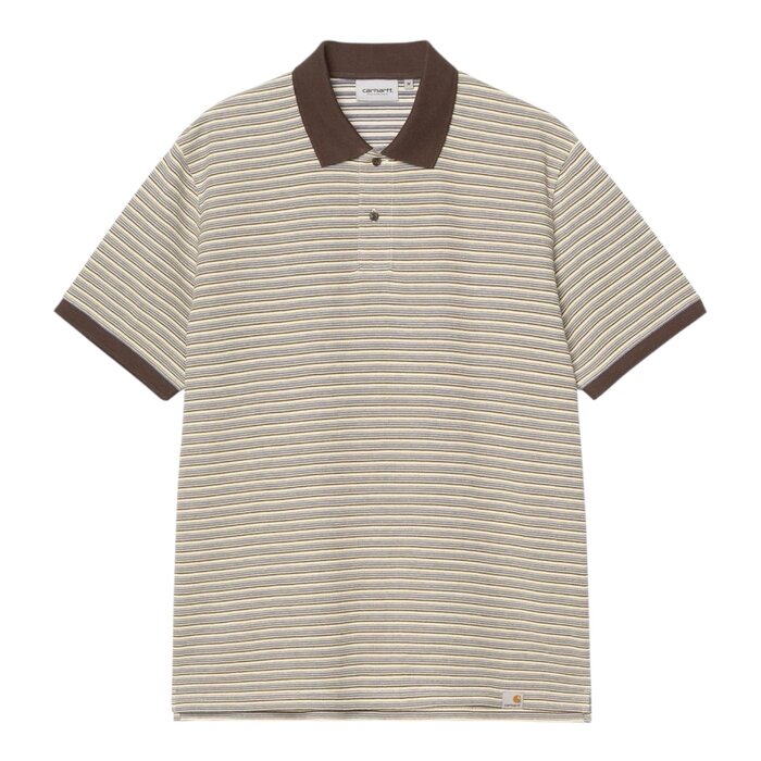 Carhartt WIP S/S Dion Polo - Dion Stripe/Wax