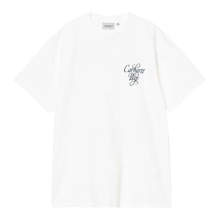 Carhartt WIP S/S Vestige T-Shirt - White Stone Washed