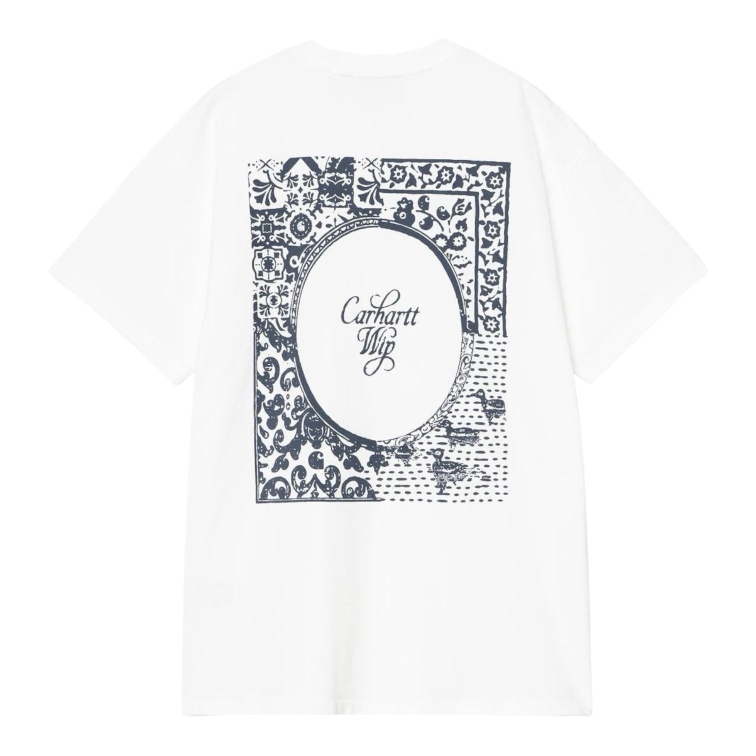 Carhartt WIP S/S Vestige T-Shirt - White Stone Washed
